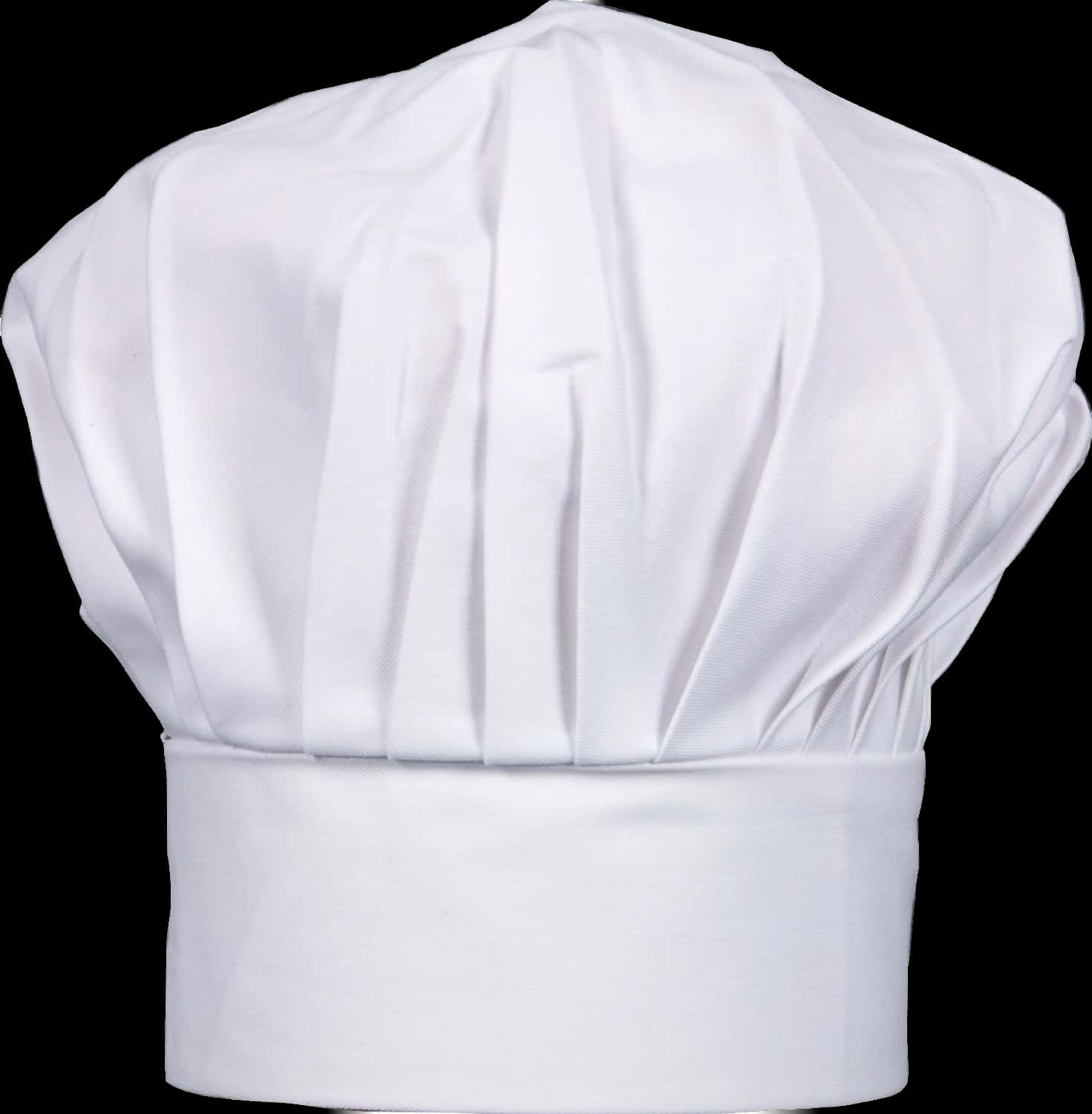 Professional White Chef Hat PNG Image