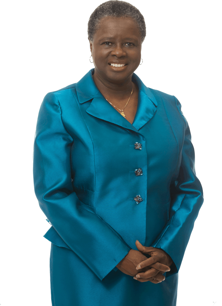 Professional Womanin Blue Suit PNG Image