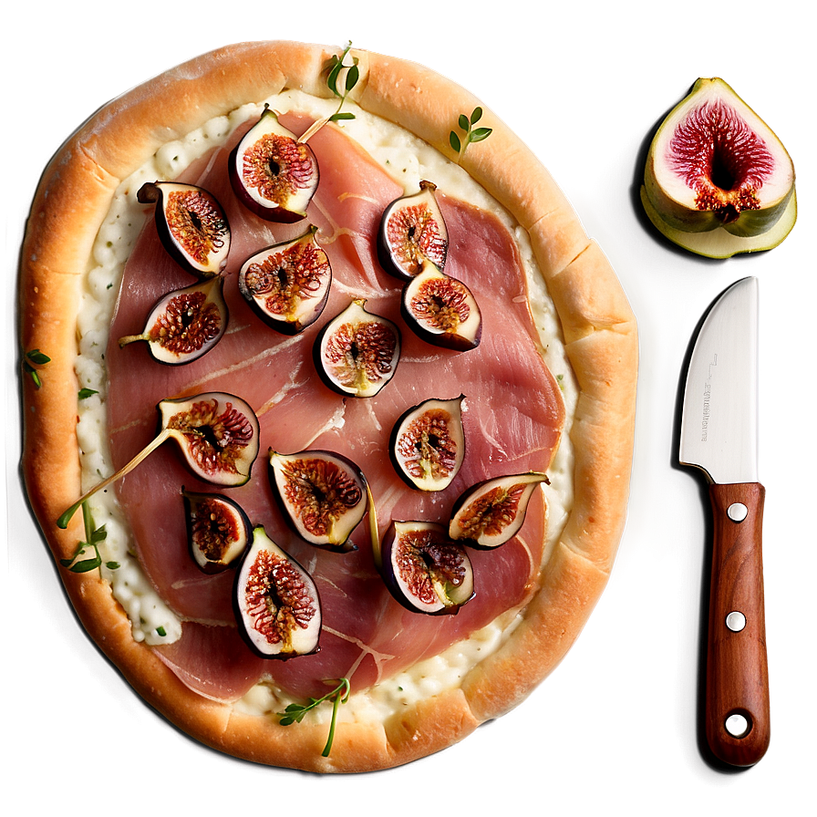 Prosciutto And Fig Pizza Png Dan31 PNG Image