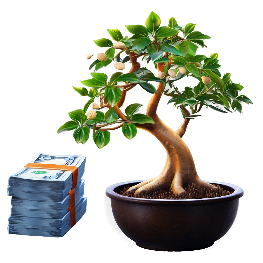 Prosperous Money Tree Image Png 06272024 PNG Image