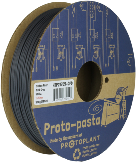 Proto Pasta Carbon Fiber Filament Spool PNG Image