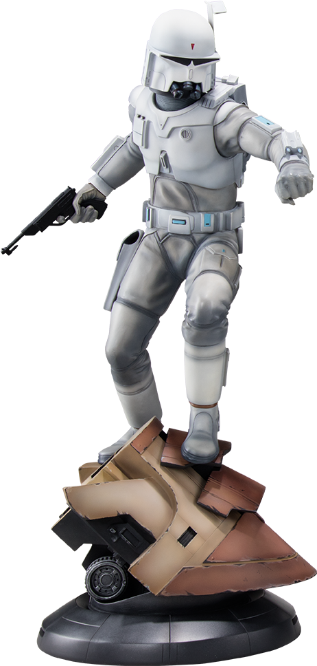 Prototype Armor Figure Standing PNG Image