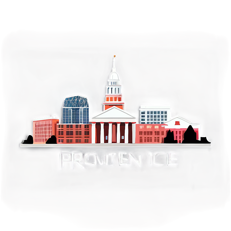 Providence Rhode Island Skyline Png Dsh95 PNG Image