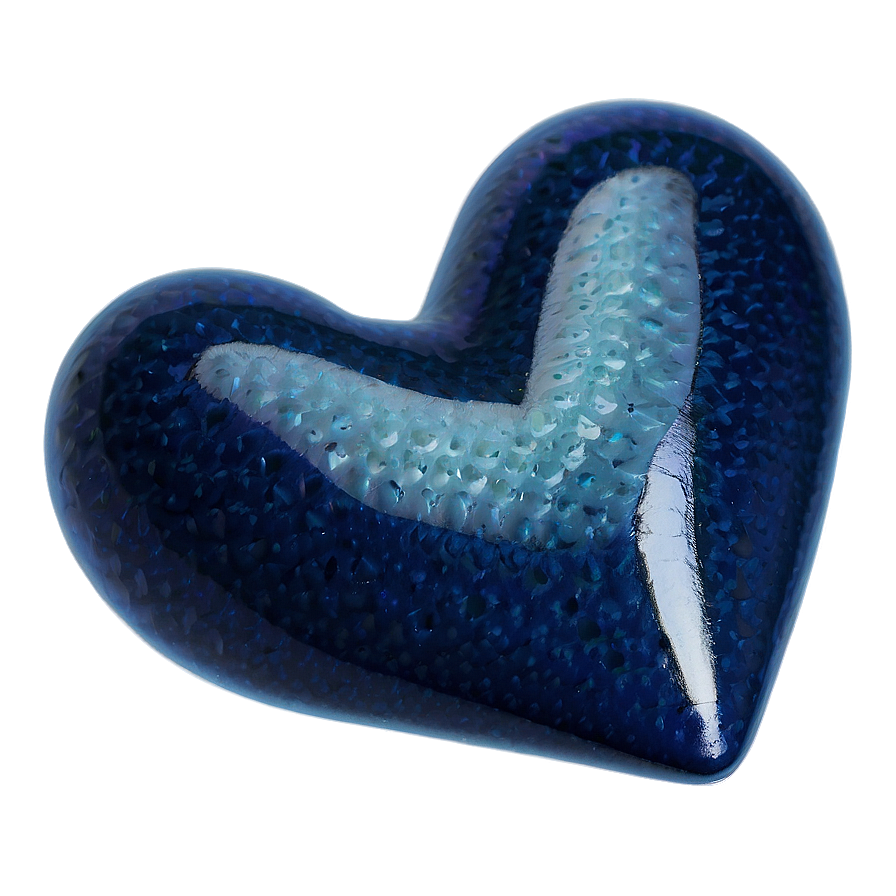 Prussian Blue Heart Emoji Png 06272024 PNG Image