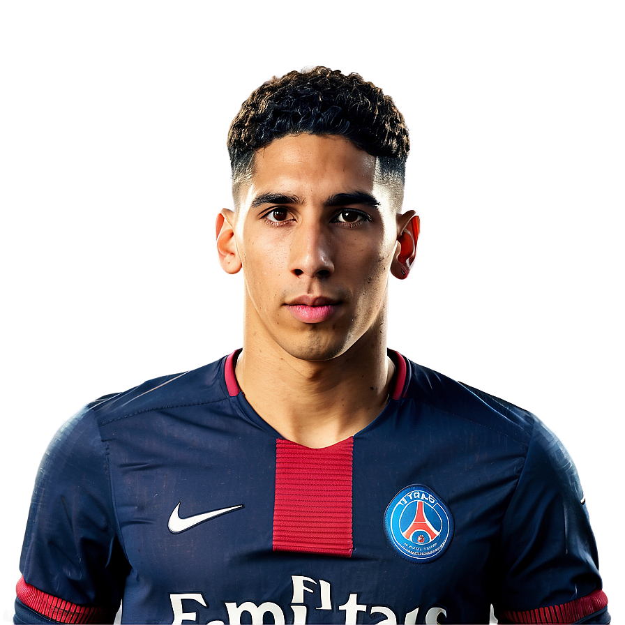 Psg Hakimi Wallpaper Png 31 PNG Image