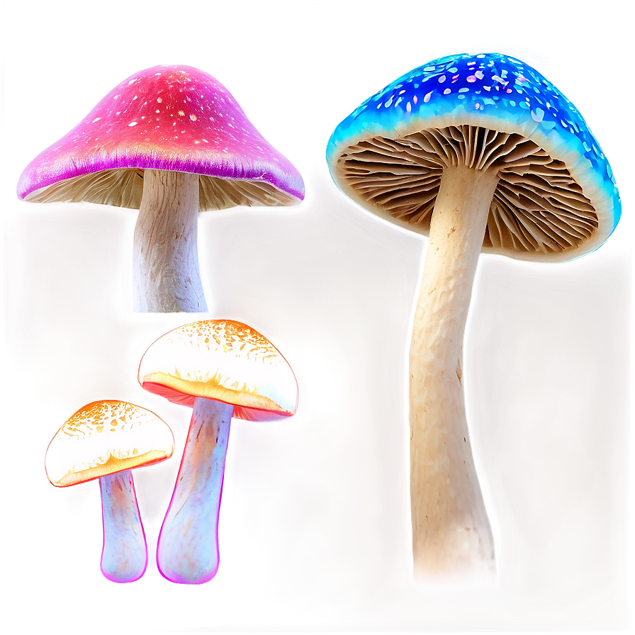 Psychedelic Mushrooms Png Dty PNG Image