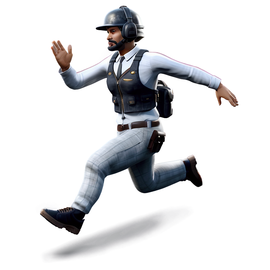 Pubg Character Running Png Qmg PNG Image