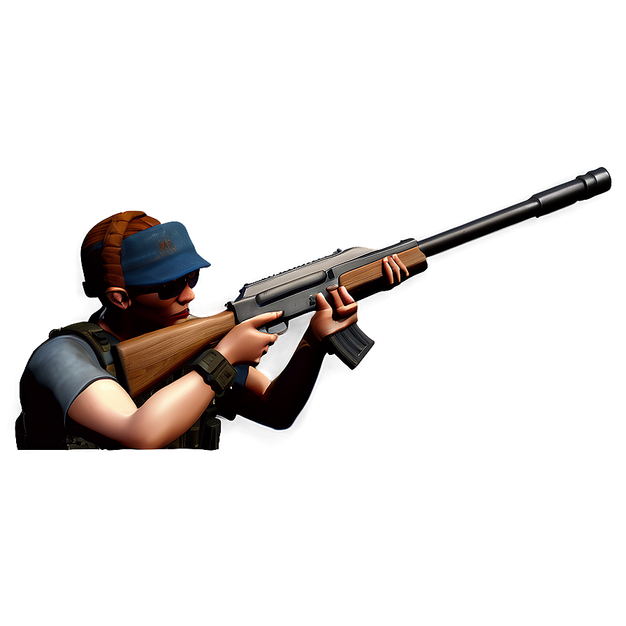 Pubg Character With M24 Sniper Png 83 PNG Image