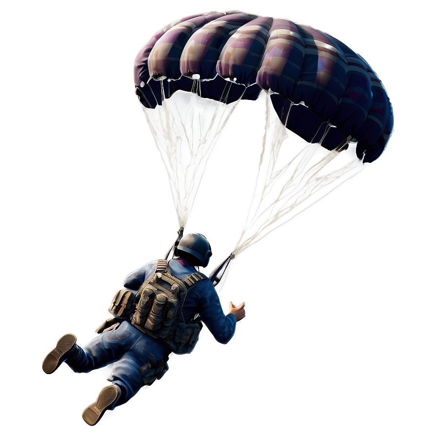 Pubg Parachuting Player Png 06202024 PNG Image