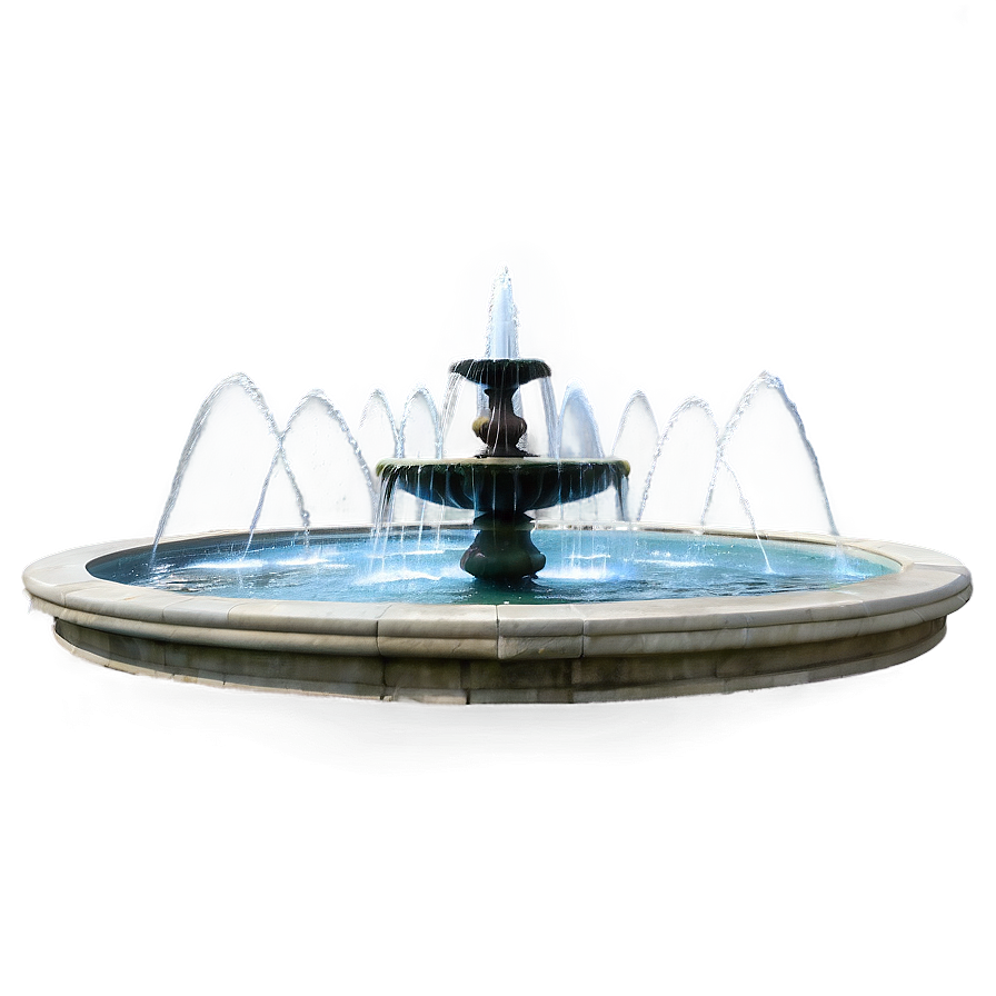 Public Park Fountain Png 06122024 PNG Image