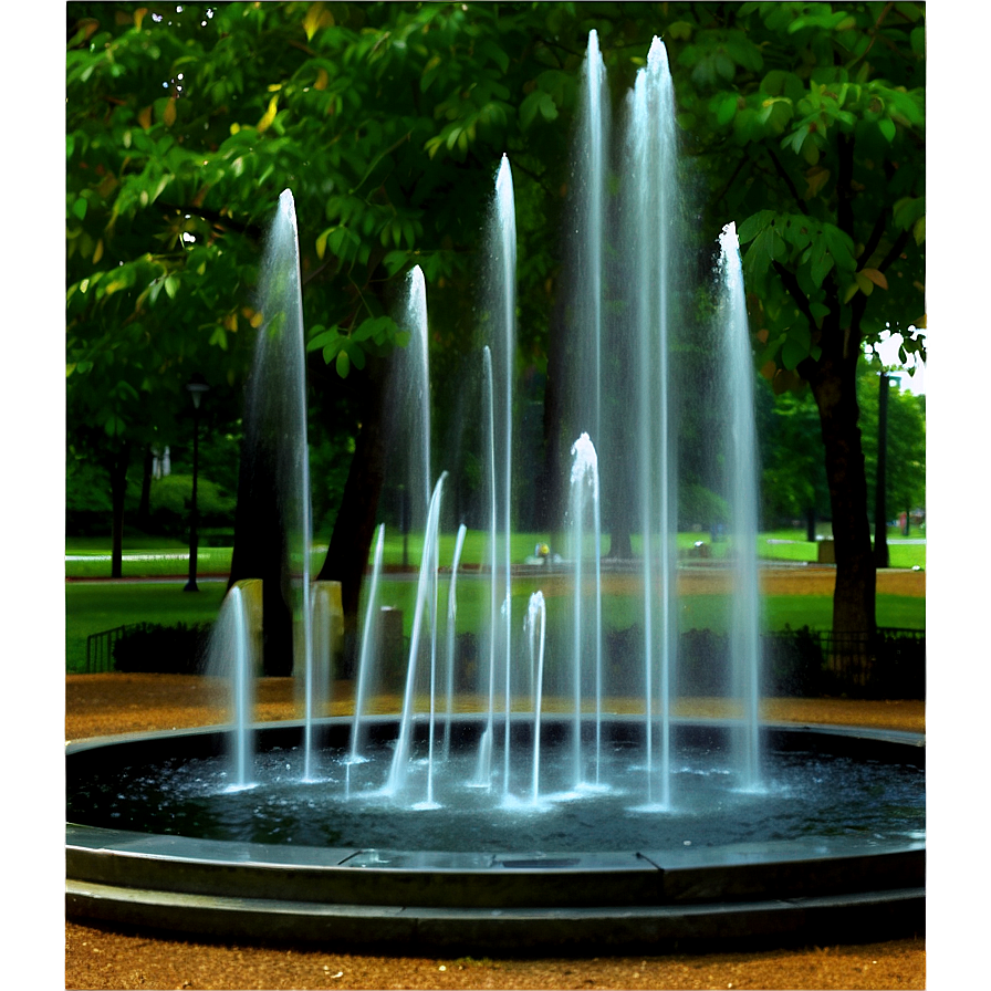 Public Park Fountain Png 45 PNG Image