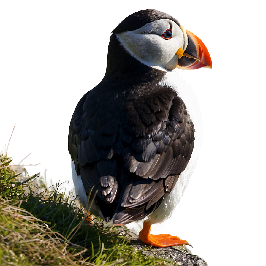 Puffin Watching Sunset Png 93 PNG Image