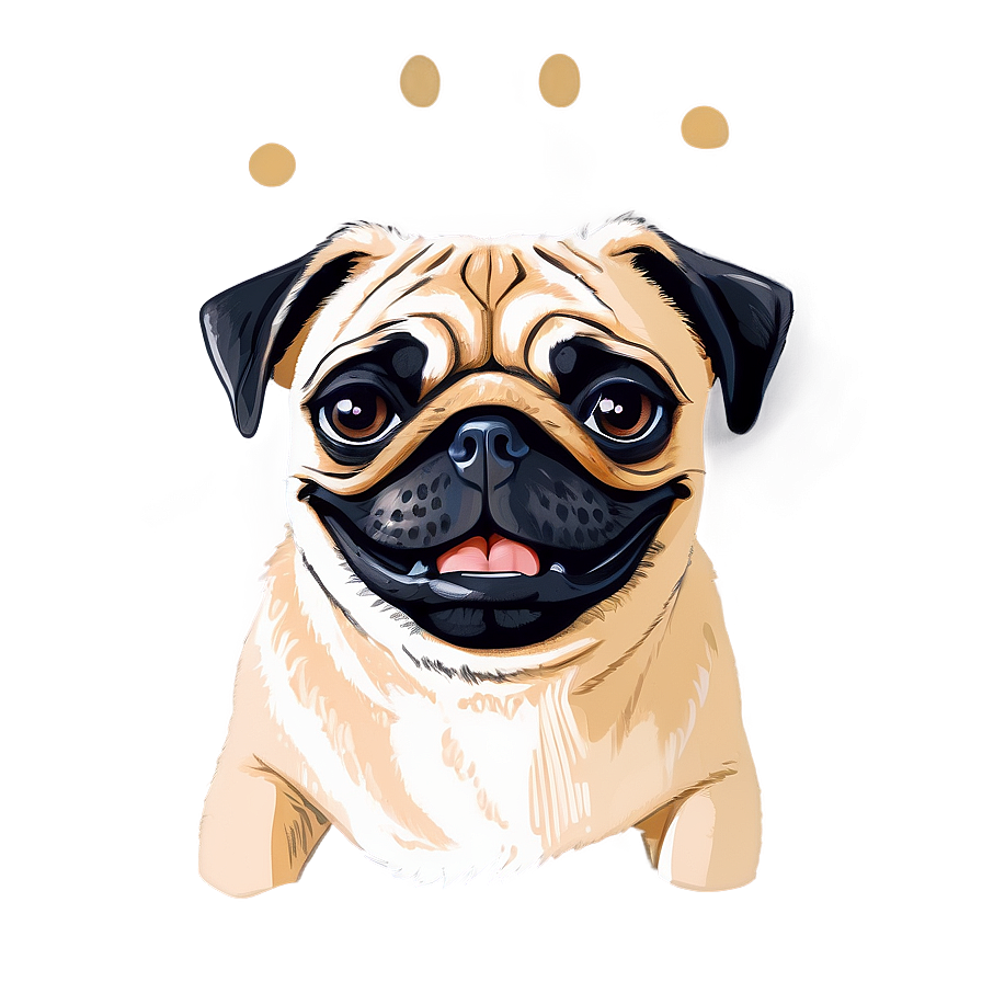 Pug Dog Smile Png Dfl85 PNG Image