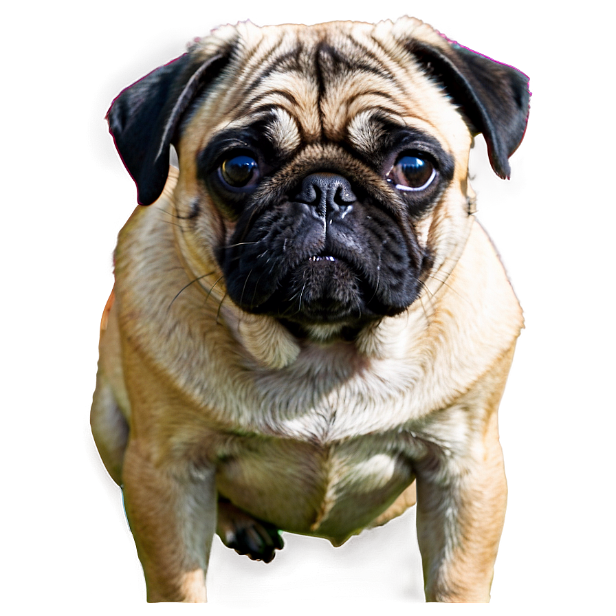 Pug In Garden Png 42 PNG Image