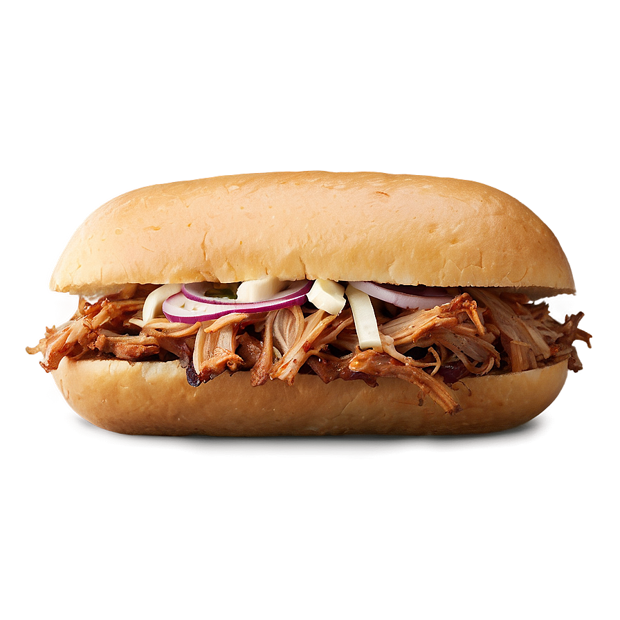 Pulled Pork Sandwich Png 05232024 PNG Image