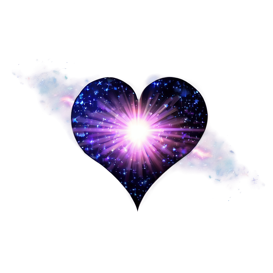 Pulsating Stardust Heart Png Eyu PNG Image