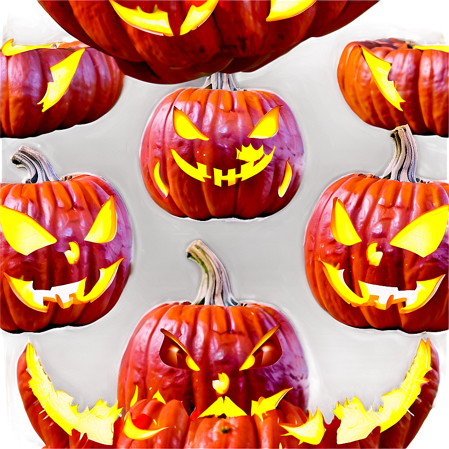 Pumpkin Face C PNG Image