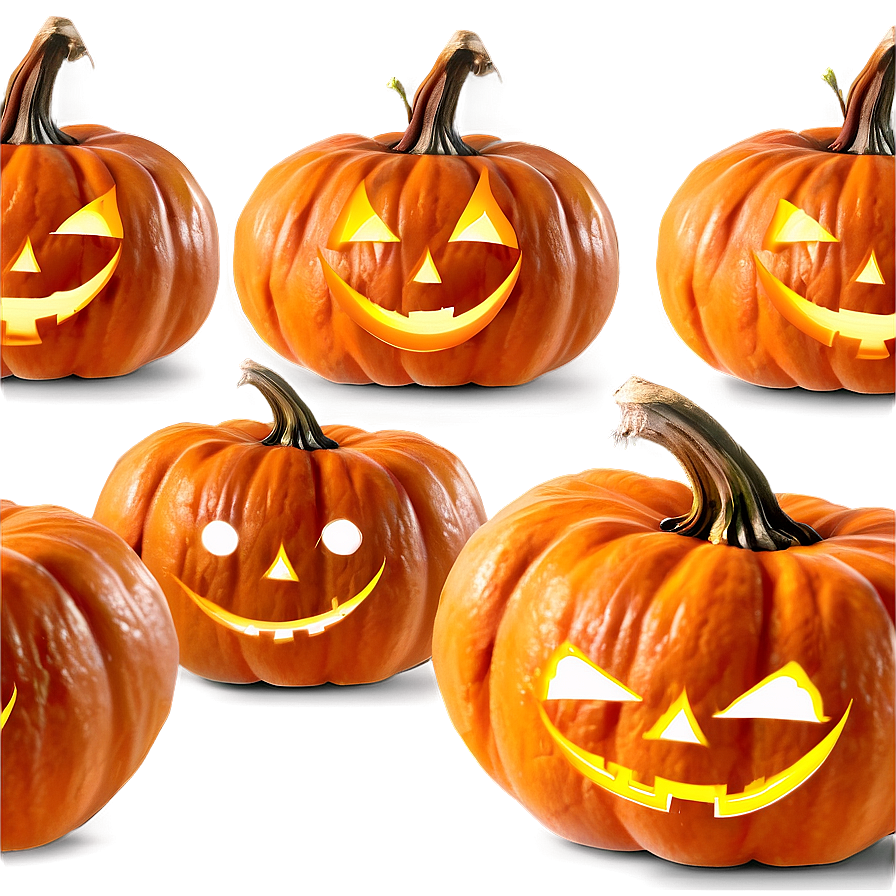 Pumpkin Face D PNG Image