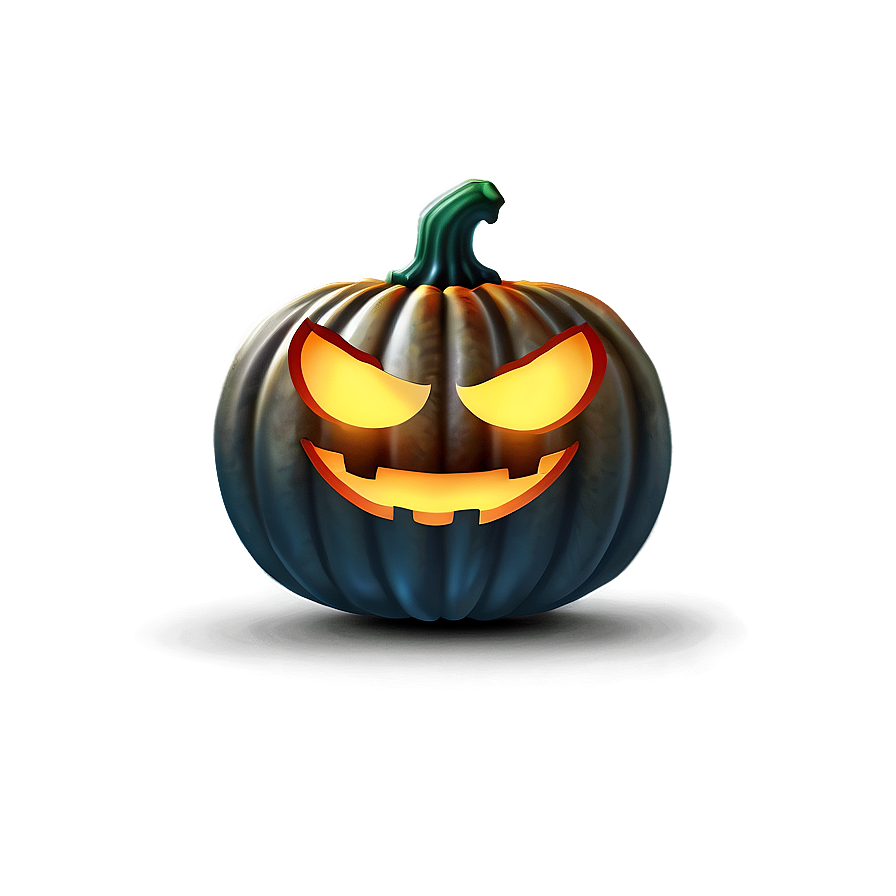 Pumpkin Face With Eyepatch Png Hje10 PNG Image