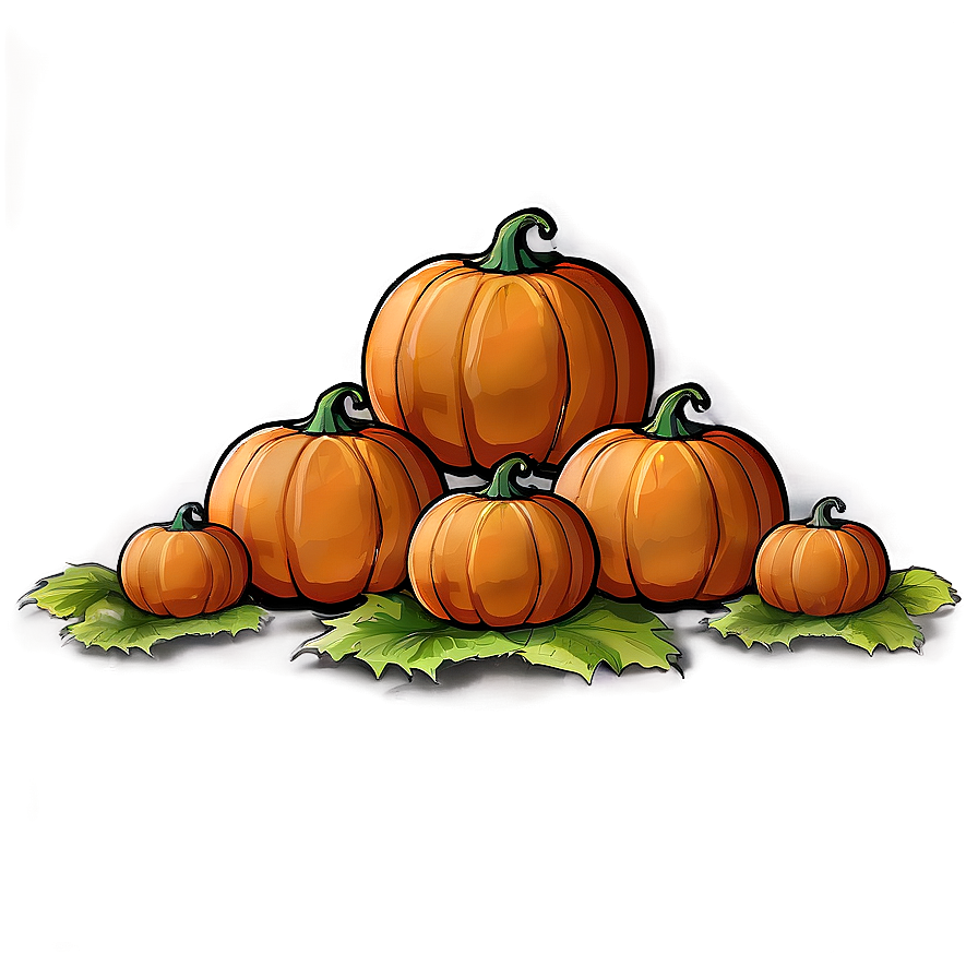 Pumpkin Farm Clipart Png 06132024 PNG Image