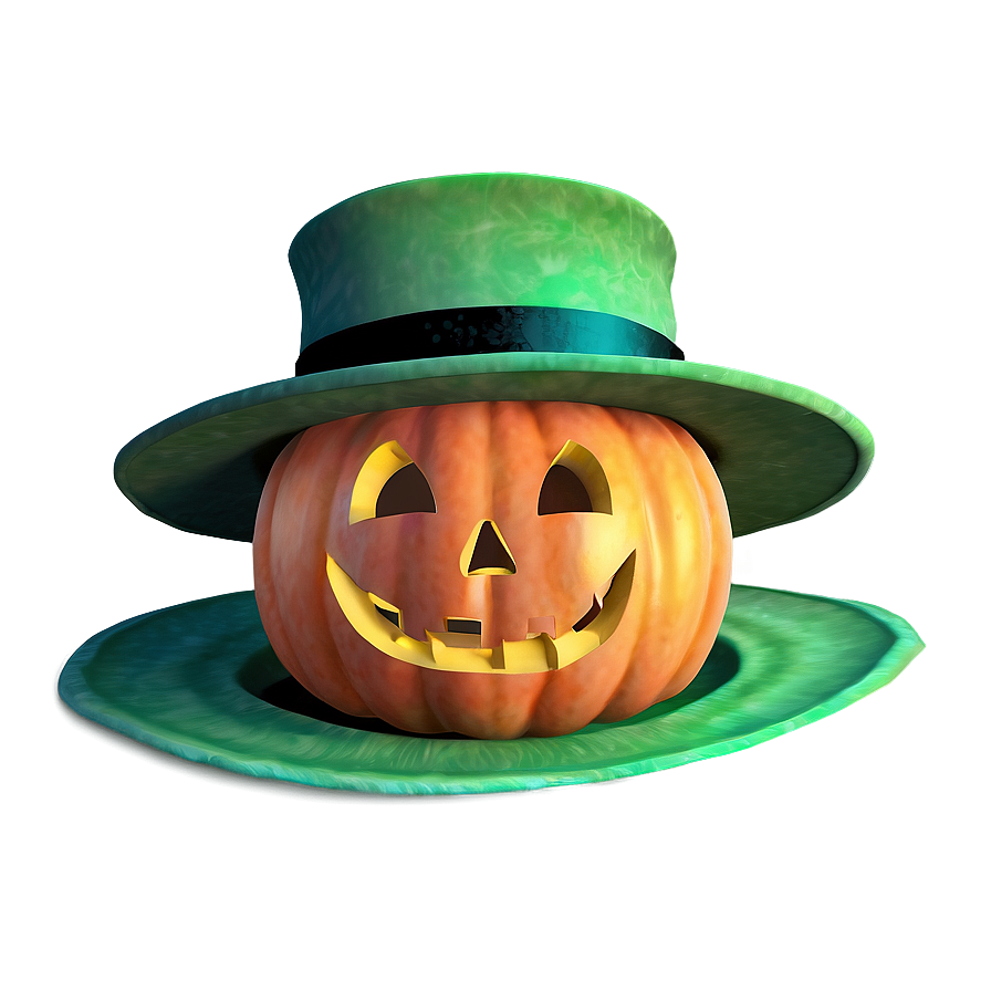 Pumpkin In A Hat Png Pdo95 PNG Image