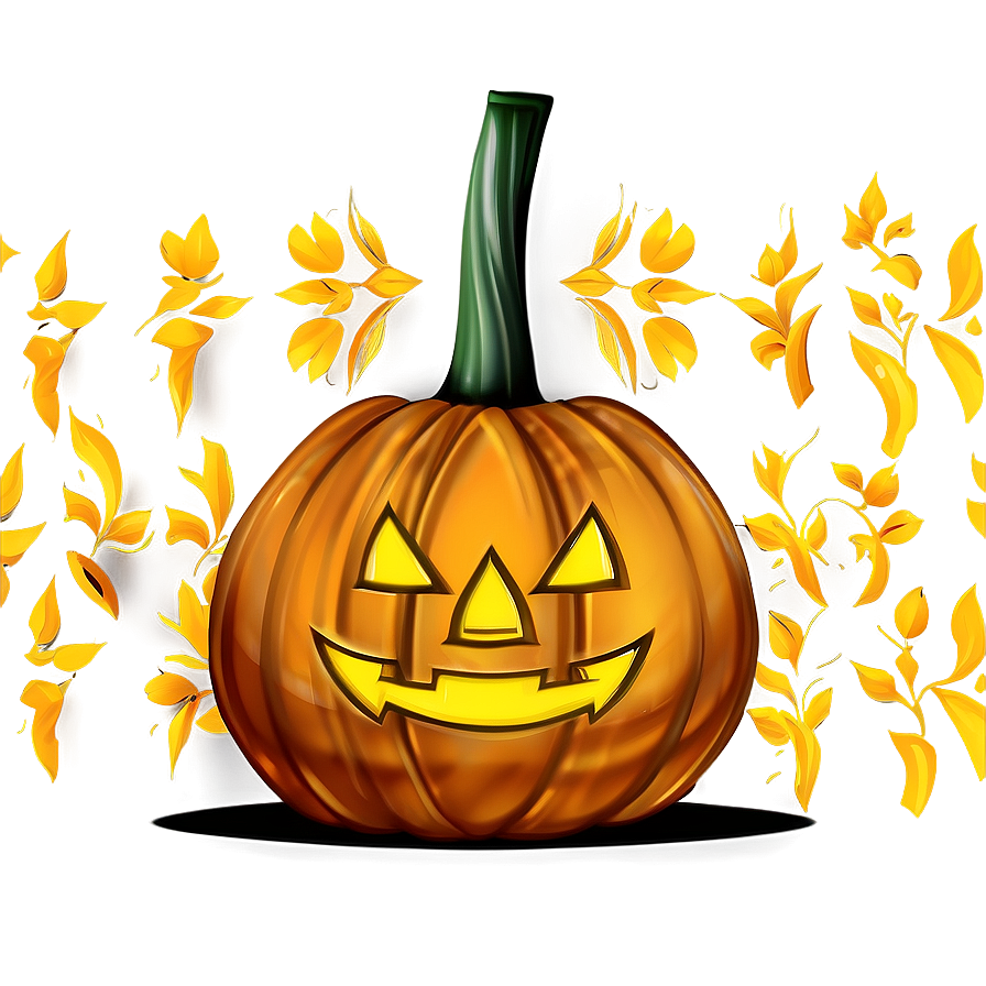 Pumpkin Outline Art Png 76 PNG Image