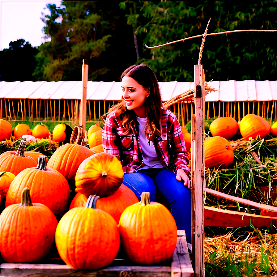 Pumpkin Patch Hayride Adventure Png 06122024 PNG Image