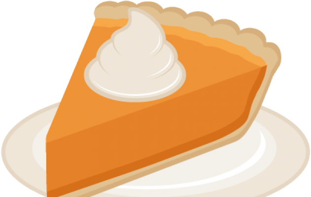 Pumpkin Pie Slice With Whipped Cream.png PNG Image