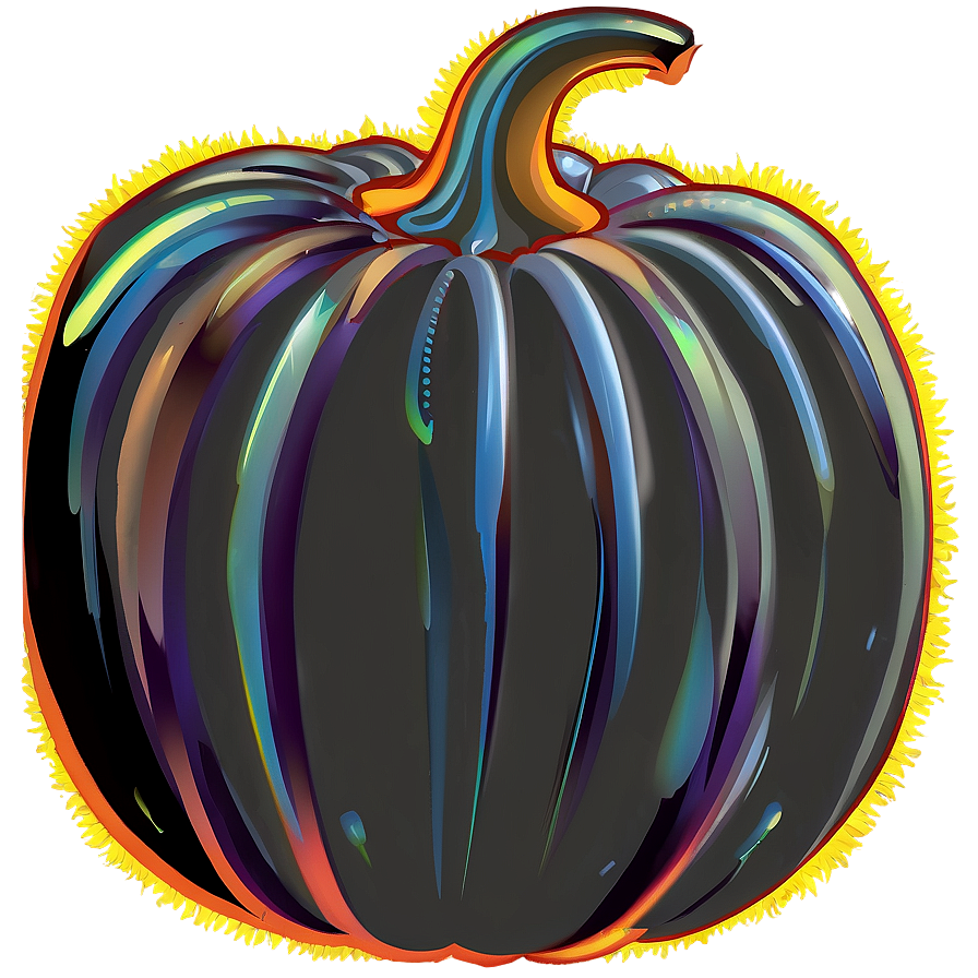 Pumpkin Silhouette A PNG Image