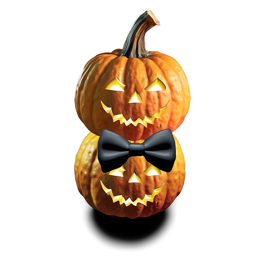 Pumpkin With Bowtie Png Fxl PNG Image