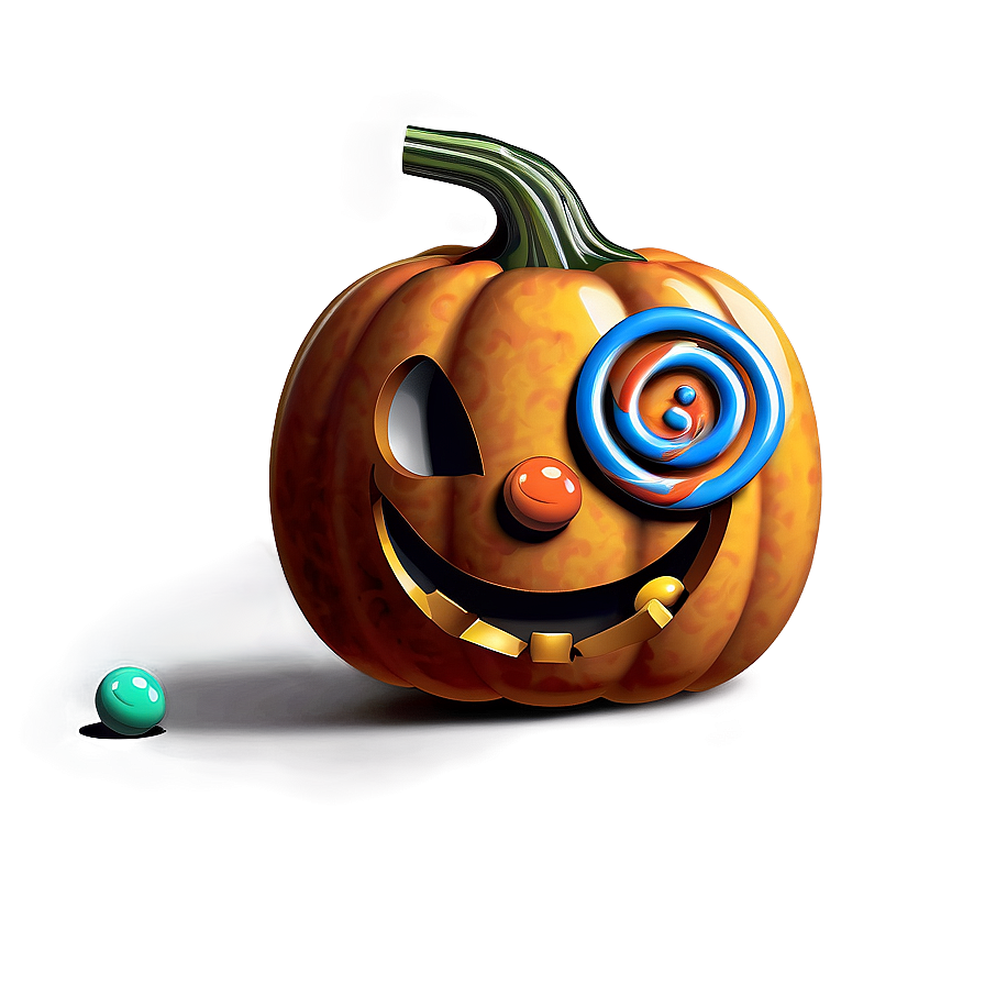 Pumpkin With Candy Png Cky58 PNG Image