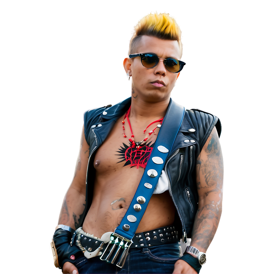 Punk Rock Star Png Oas PNG Image