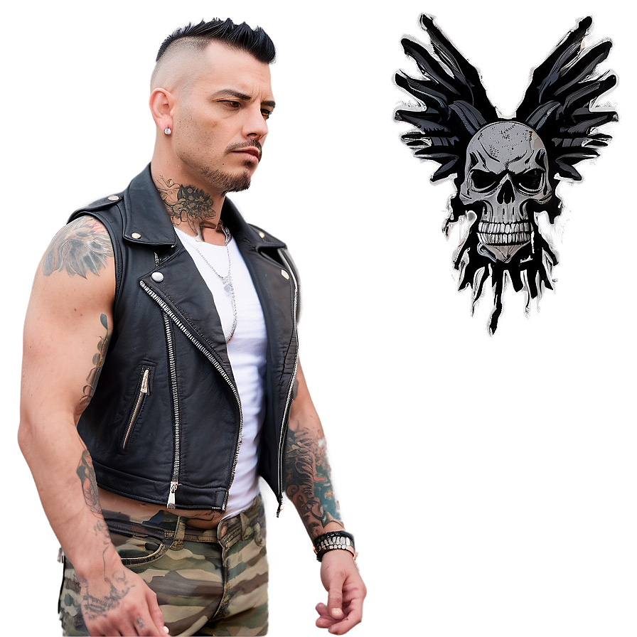 Punk Style Model Png 06112024 PNG Image