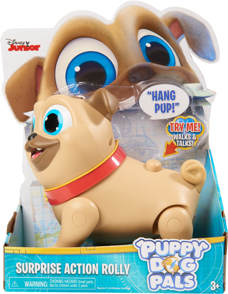 Puppy Dog Pals Rolly Toy Packaging PNG Image