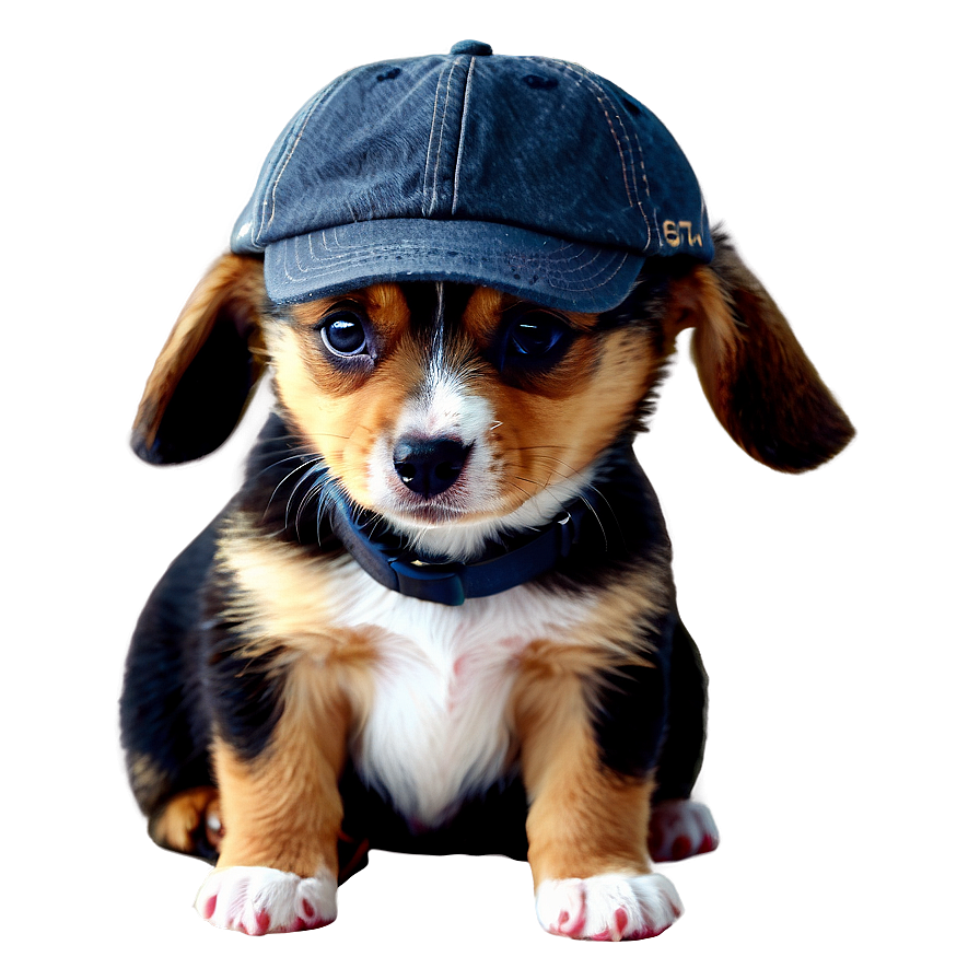 Puppy With Hat Png Etu99 PNG Image