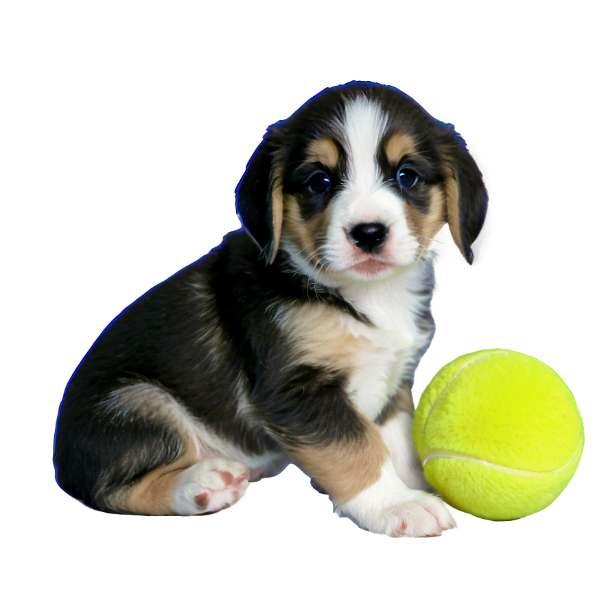 Puppy With Toy Png Yhu PNG Image