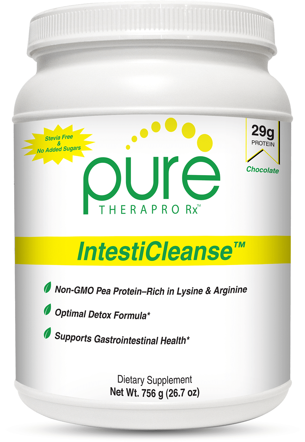 Pure Therapro Rx Intesti Cleanse Protein Supplement PNG Image