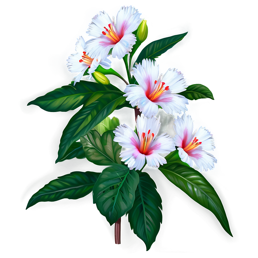 Pure White Flowers Cluster Png 05242024 PNG Image