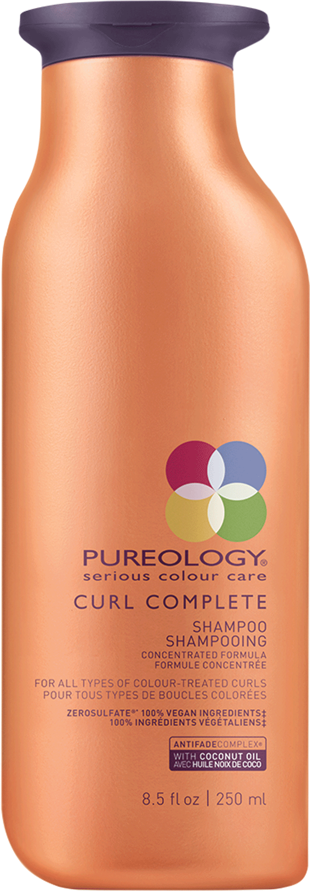 Pureology Curl Complete Shampoo Bottle PNG Image