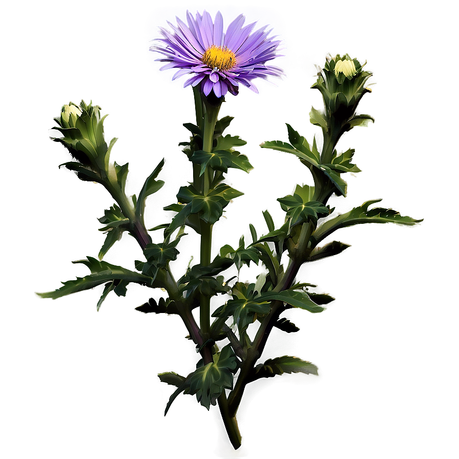 Purple Aster Png Nwq PNG Image