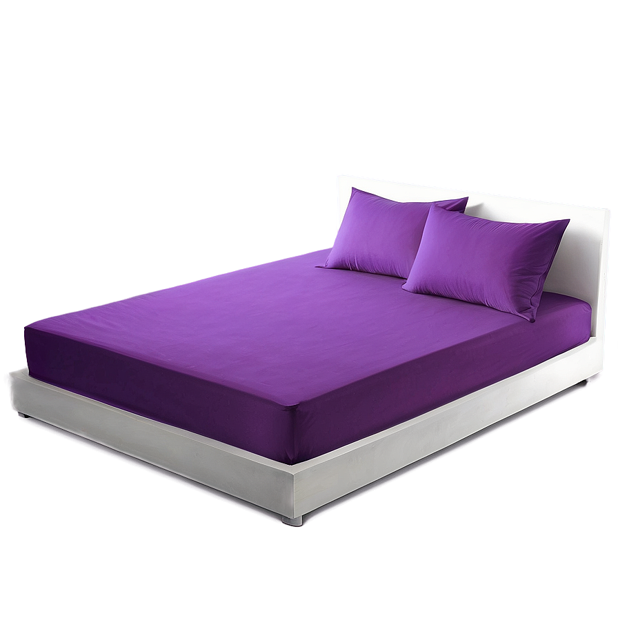 Purple Bed Sheet Png Bpt55 PNG Image