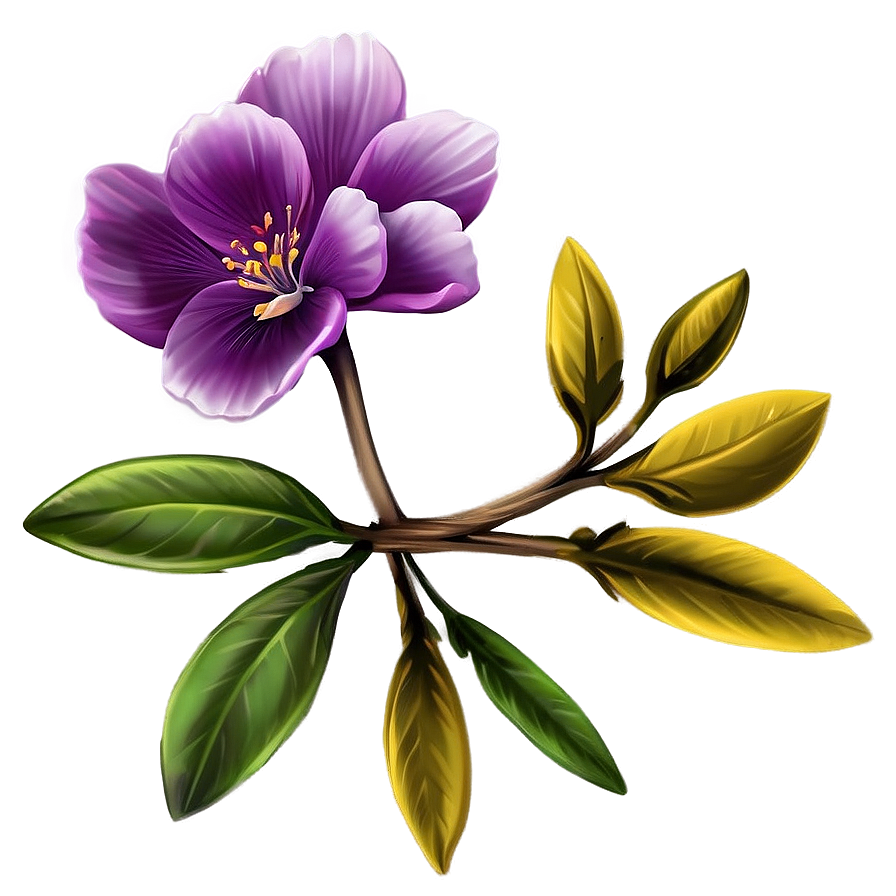 Purple Blossom Png 8 PNG Image