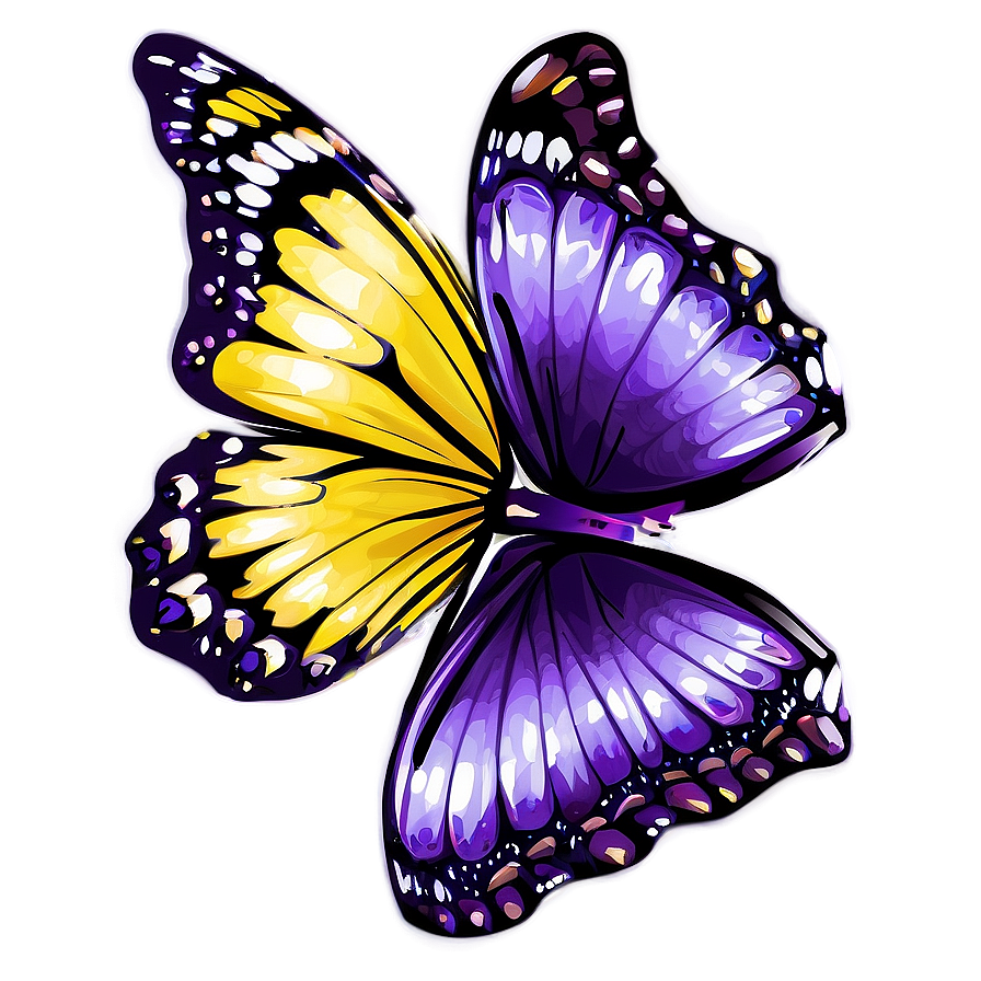 Purple Butterfly Clipart Png 05232024 PNG Image