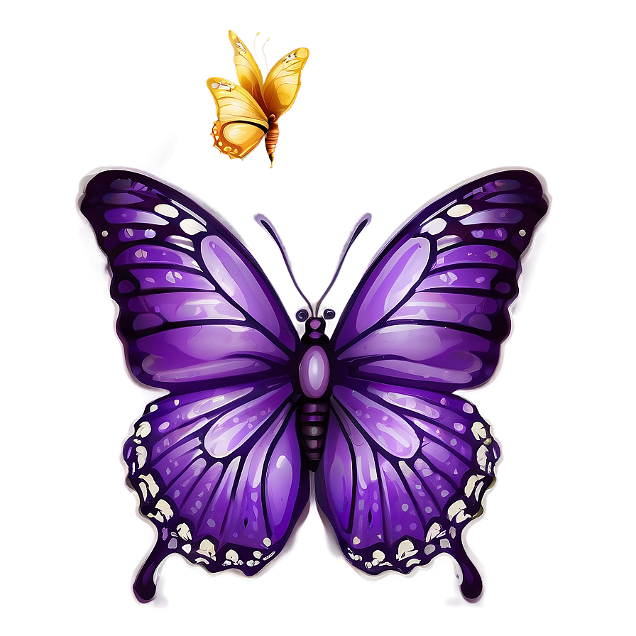 Purple Butterfly Clipart Png 05232024 PNG Image