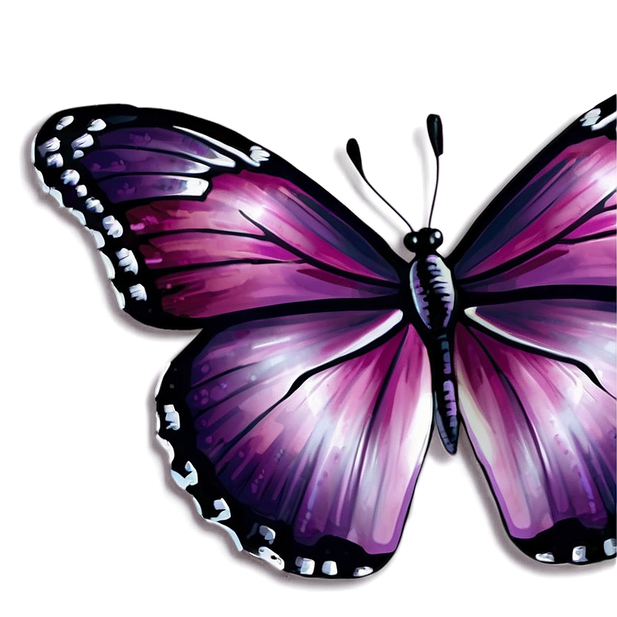 Purple Butterfly Png Ant32 PNG Image