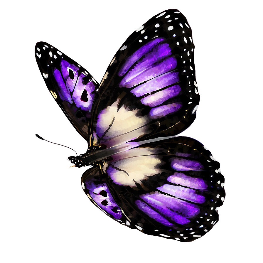 Purple Butterfly Png Sfa PNG Image