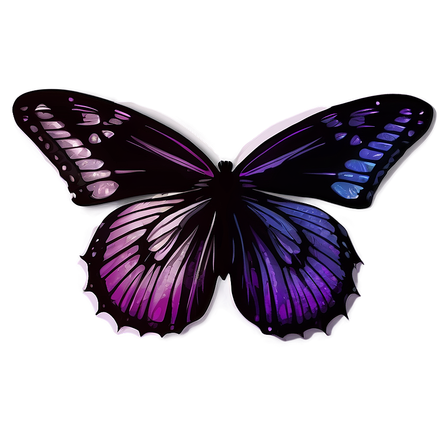 Purple Butterfly Silhouette Png 15 PNG Image