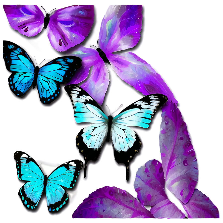 Purple Butterfly Wings Png Nit PNG Image