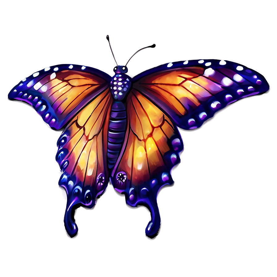 Purple Butterfly Wings Png Viu41 PNG Image