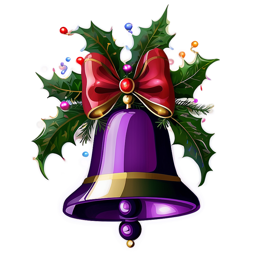 Purple Christmas Bells Png Fgj62 PNG Image